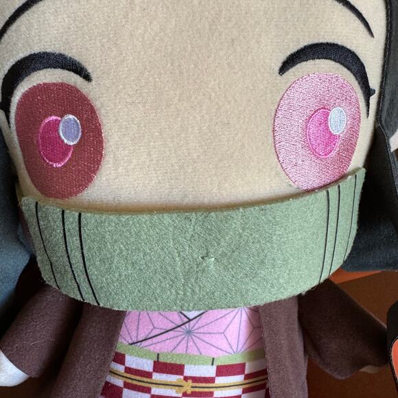 Demon Slayer Kimetsu no Yaiba NEZUKO KAMADO Big Plush Doll 32cm Japan BANPRESTO - Picture 7 of 7